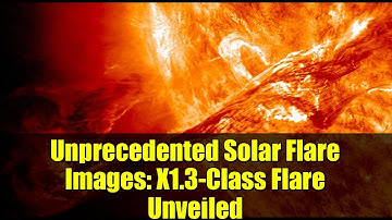 Unprecedented Solar Flare Images: X1.3-Class Flare Unveiled