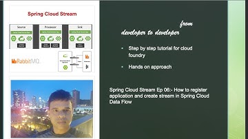 Spring Cloud Stream Ep 06:- How to register application and create stream in Spring Cloud Data Flow