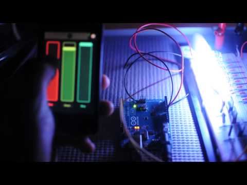 Playing with TouchOSC, Arduino and RGB LEDs Lights Off