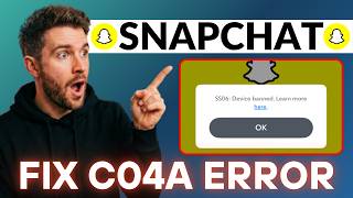 How to Fix Snapchat Support Code C04A Error in 2026