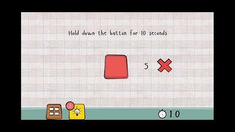 Logic Master 1 - Mind Twist Level 198 Solution | Hold down the button for 10 seconds