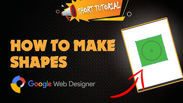 How to make shapes in google web designer 2024 | Skill Wave
