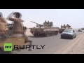 Yemen  Hundreds of Saudi tanks roll out of Aden to bolster Hadi loyalists