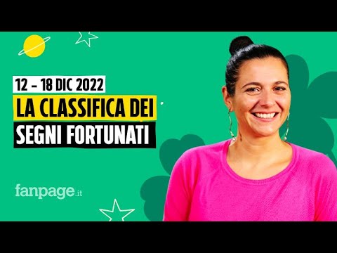 Oroscopo, la classifica dei segni più fortunati della settimana dal 12 al 18 dicembre 2022 Episode cover