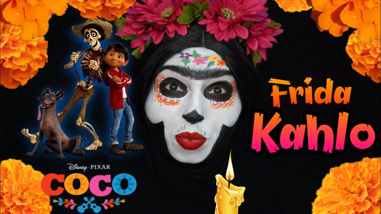 Maquillaje De Frida Khalo | Frida Khalo Makeup (Coco Movie) - YouTube