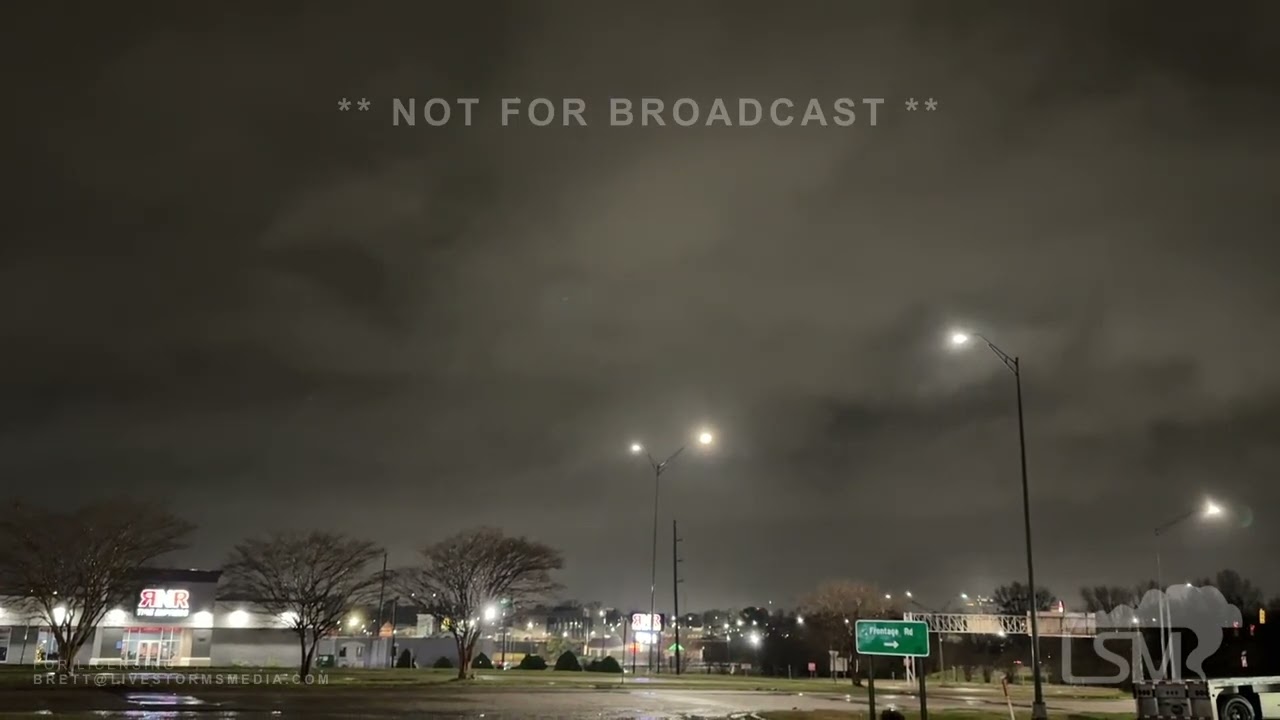 12-28-2024 Mendenhall, MS - Tornado Sirens on Tornado Warned Cells