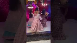 Stunning sangeet performance by Bride’s sisters #ashortaday #trending #viral #wedding #dance #bride