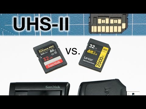 UHS-II SD-Karten Vergleich - SanDisk Extreme Pro vs.  Lexar Professional 300 MB/s
