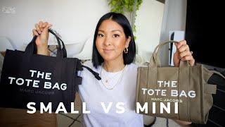 THE MARC JACOBS TOTE BAG | SMALL VS MINI