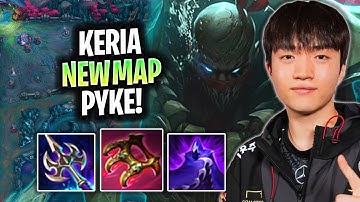 KERIA INSANE PYKE IN THE NEW IONIA MAP! | T1 Keria Plays Pyke Support vs Nautilus!  Season 2025