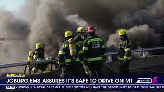 Joburg Fire | Joburg EMS assures it's safe to drive on M1
