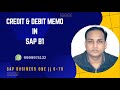 Credit and Debit Memo in SAP Business One Training in HINDI || S-79