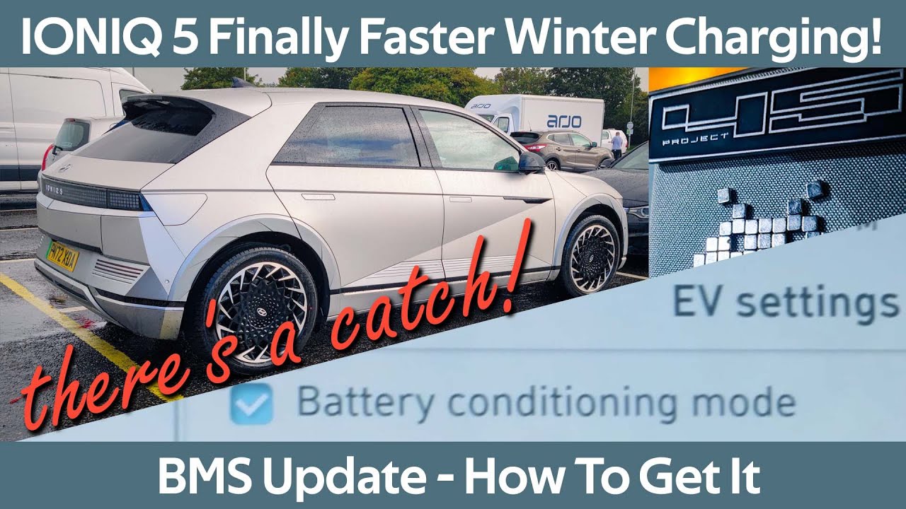 IONIQ 5 Finally BMS update that speeds up winter charging! -we test the ...