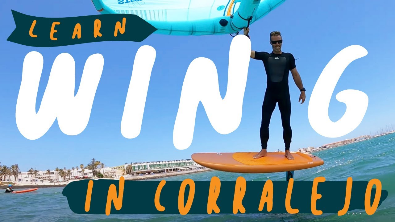 Learning WING foil in Corralejo Fuerteventura
