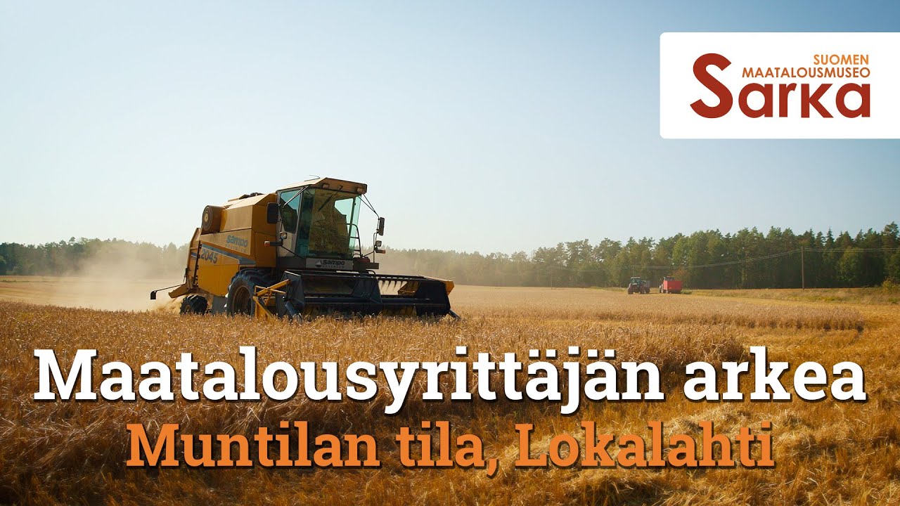 Maatalousyrittäjän arkea Lokalahdella