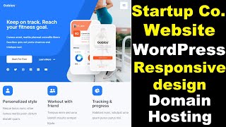 How to Create a Website in WordPress, Website for Software/ Android App Startup company screenshot 5