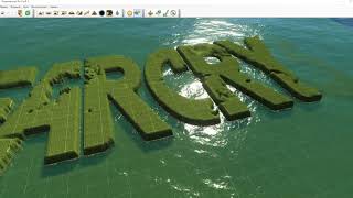 Importing a custom landscape from Blender into the FC3 Map Editor.