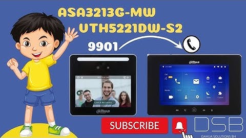 Dahua ASA3213G-MW Configuration dahua VDP+ VTH