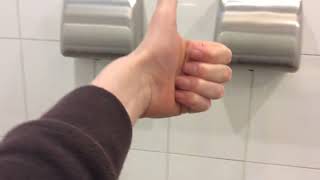 2 Bobrick Elan Hand dryers on level 6 of Myer in Melbourne VIC