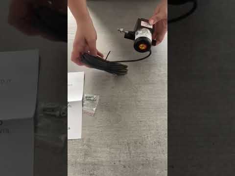 Тросовий датчик переміщення (потенціометр) Opkon DWP 100-1800 мм — В наявності, видео 4