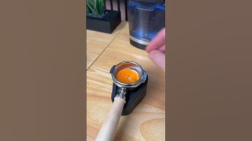What happens if you make espresso through an orange? #coffee