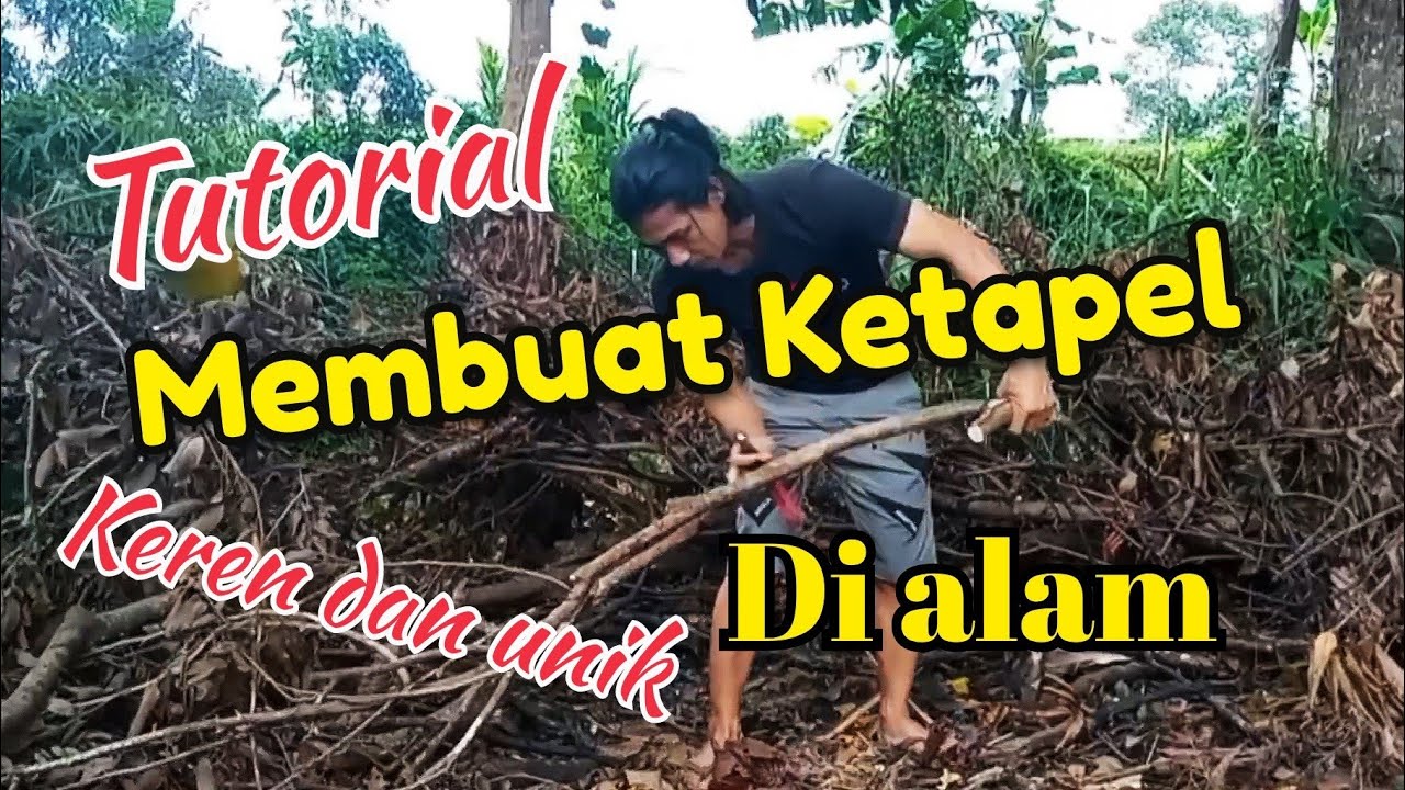 Cara Membuat Ketapel Sendiri di Alam yang Keren dan Unik