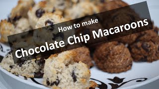 How to make choc chip macaroons