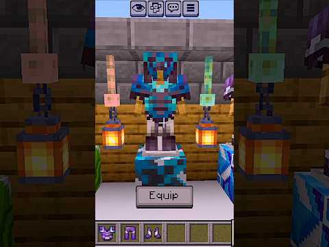 The RAREST "Dream Armor" Trim Combination in Minecraft! 👑✨ #shorts
