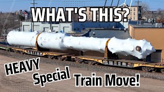 HEAVY, Rare, and Special Train Move in Minneapolis -What is it?-