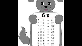 نشيد جدول الضرب رقم 6 يوتيوب