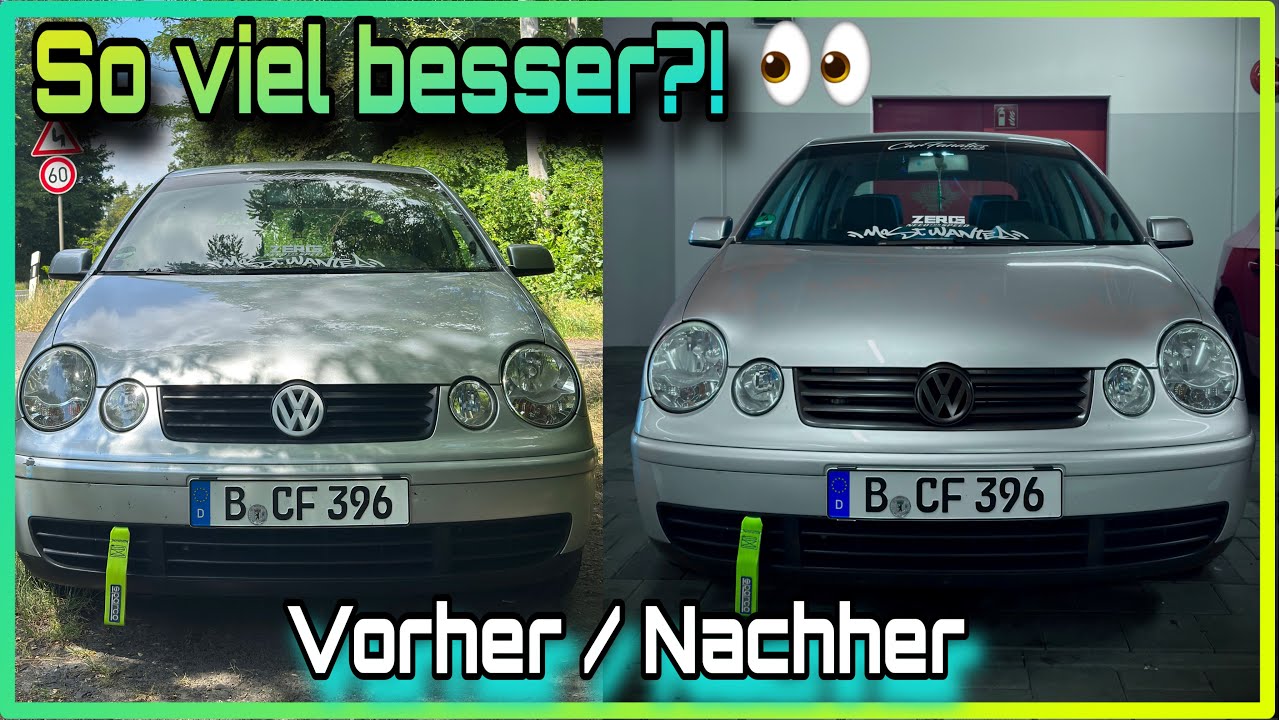 VW Polo 9N Grill lackieren – spontane Aktion mit cleanem Ergebnis! 💥