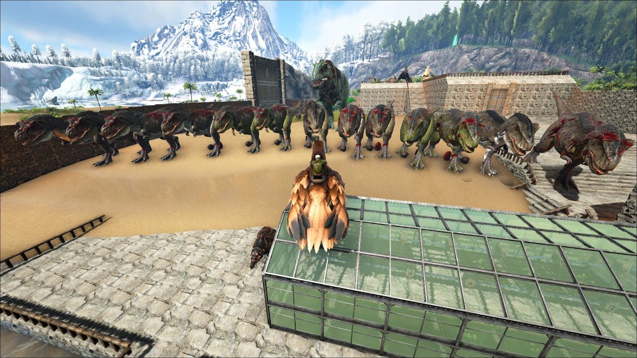 ARK Survival Evolved -23. Rész (T-Rex hadsereggel készülünk a BOSS ellen⚔️🏹🦖🦖)