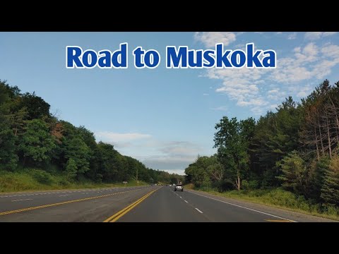 Driving scenery to Muskoka