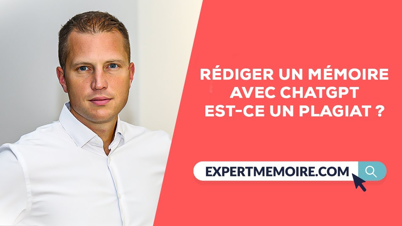 Rédiger votre Mémoire avec Chatgpt = Plagiat? - YouTube