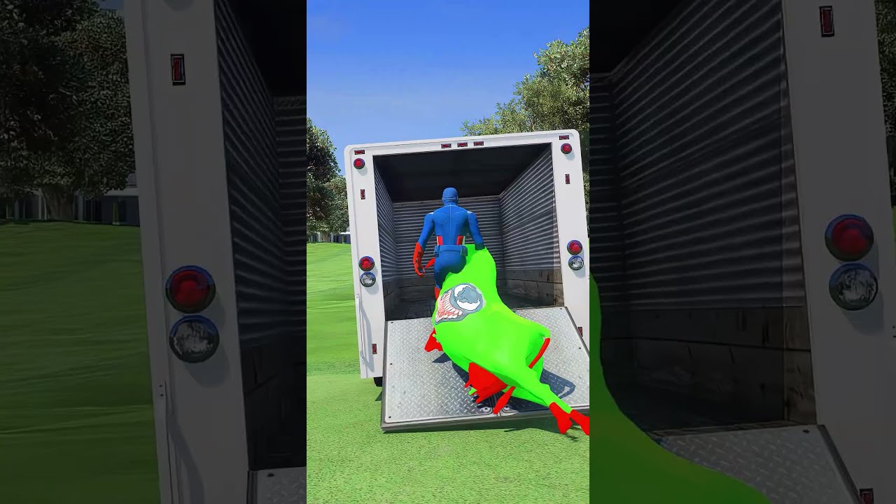 GTA V LIONESS SAVING SUPER COW EP 7 Shorts