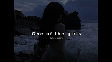 the weeknd - one of the girls (slowed + reverb)