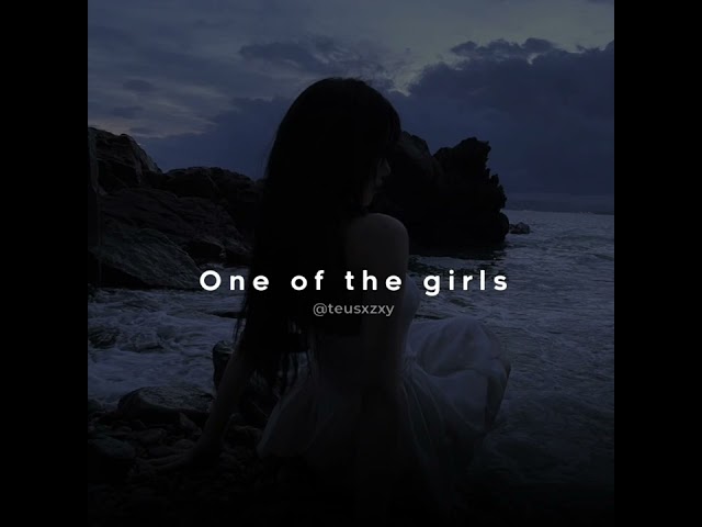 the weeknd - one of the girls (slowed + reverb) class=