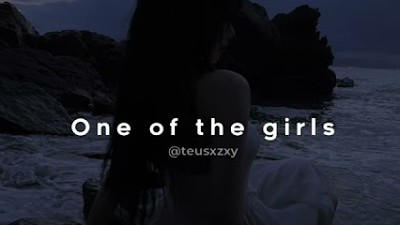 the weeknd - one of the girls (slowed + reverb)