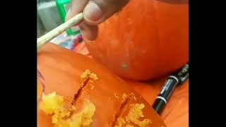 the BEST Naruto pumpkin carve (or whatever it's called)