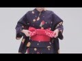 UNIQLO | Yukata: Tutorial - How to tie the obi