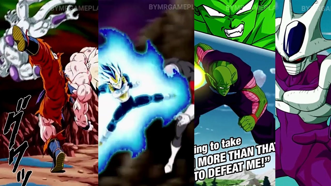 LR COOLER,PICCOLO, LR SSJ GOKU ,VEGETA EVOLUTION SUPER ATTACKS Dragon