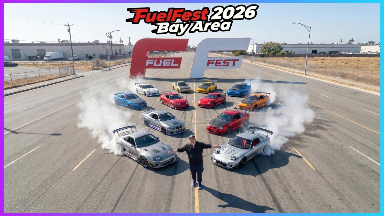 I Went to FuelFest Bay Area 2026! Fast & Furious Cars, Drifting & Food!