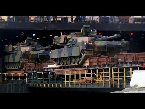 Американские танки Abrams в Грузии