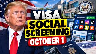 U S  Visa Warning New Social Media Screening Starts October 1