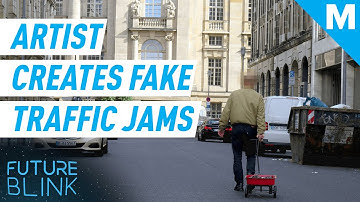 This ART Created A FAKE TRAFFIC JAM | Future Blink