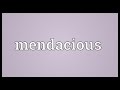 Mendacious Meaning