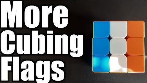 Country flags on 3x3 Rubiks cube pt.2