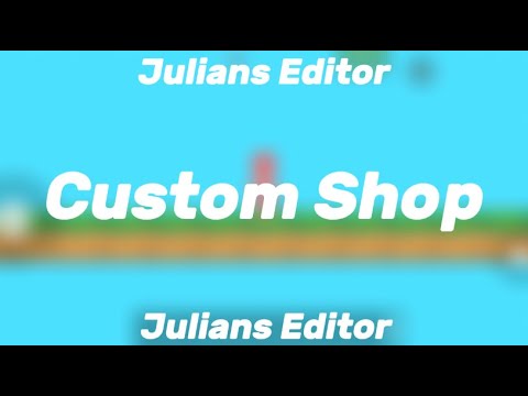 How to make custom shop in Julian’s editor 3x - YouTube