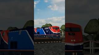 Amlate Texas Eagle crossing Diamond #train #amtrak #shorts #subscribe #roblox #railfanning #trending