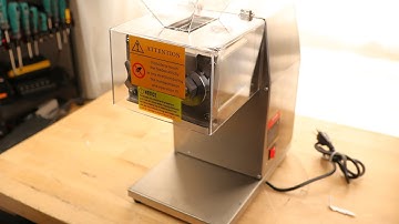 VEVOR Meat Cutter Machine, 850W Meat Slicer, 551 lb/h Commercial Meat Cutting Machine Stainless